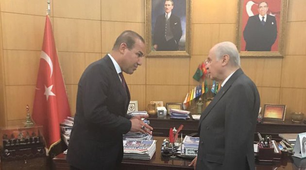 MHP'li belediye başkanlarından Bahçeli'ye hizmet brifingi