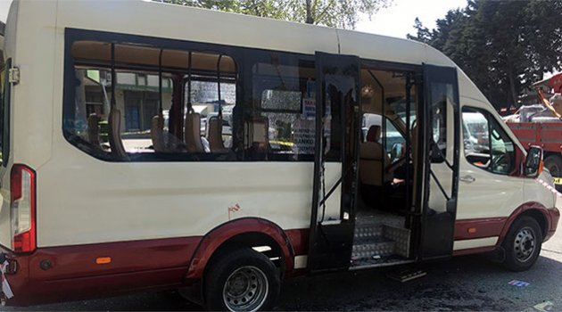 Minibüse silahlı saldırı