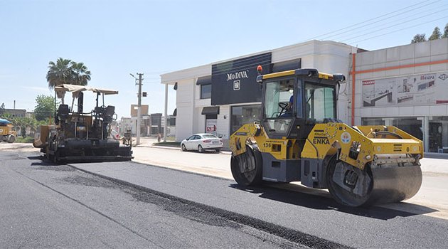 Mobilyacılar Sitesi’nde yollar asfaltlanıyor