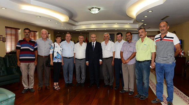 Muhtarlar Vali Demirtaş’ı ziyaret etti