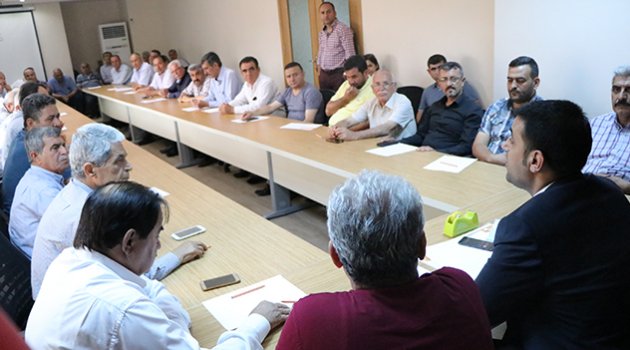 Muhtarlardan Av. Kozay’a tam destek