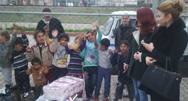 Mültecilere yardım eli uzandı