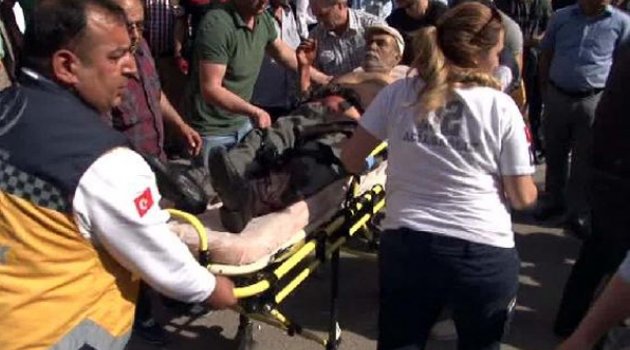 Müteahhit, arsa sahibini tapu dairesinde bıçakladı