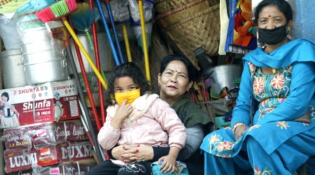 Nepal Katmandu'da Hayat Normale Dönüyor