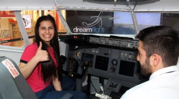 Öğrenciler Simülatörü İle Pilotluk Deneyimi Yaşadı