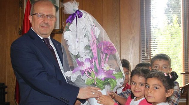 Öğrencilerden Müftü Gökce’ye ziyaret