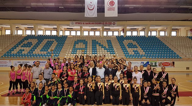 Okullararası Step Aerobik Cimnastik İl Birinciliği tamamlandı