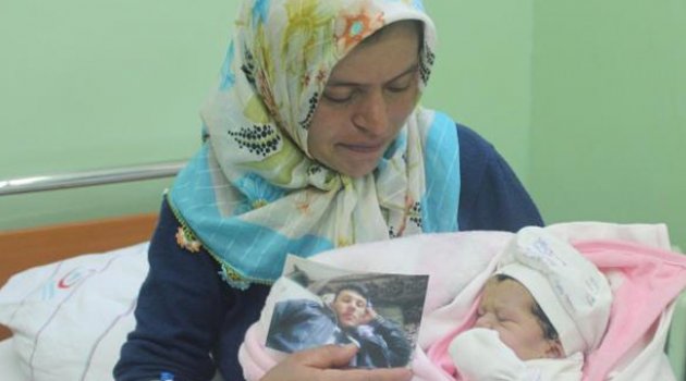 Ölen madencinin kızı 'Sare' dünyaya geldi