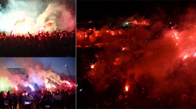 Olimpiyat Stadı'nda tarihi anlar!