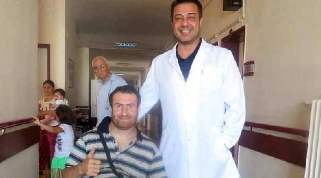 Omurgasındaki kurşun 10 yıl sonra çıkarıldı
