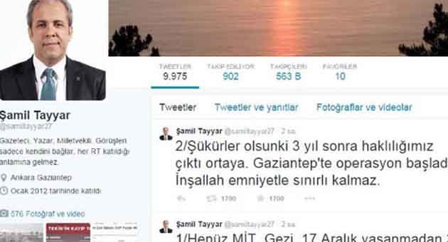 Operasyon için sitemli mesaj