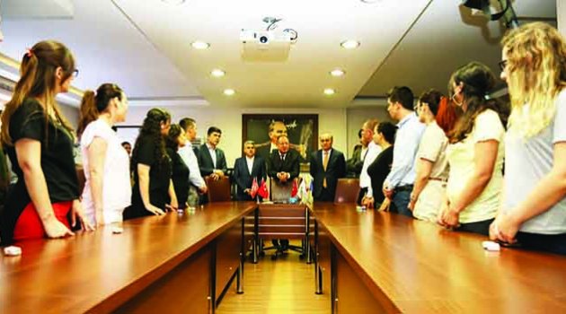 Oprukçu, ASKİ personeliyle bayramlaştı