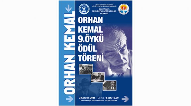 Orhan Kemal Öykü Yarışması birincisi Deniz Tarsus oldu