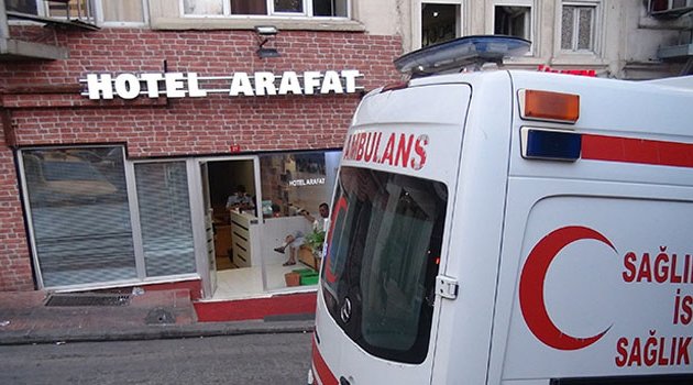 Otel odasında cesedi bulundu