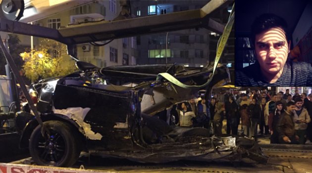 Otomobil ikiye bölündü 1 ölü, 1 ağır yaralı