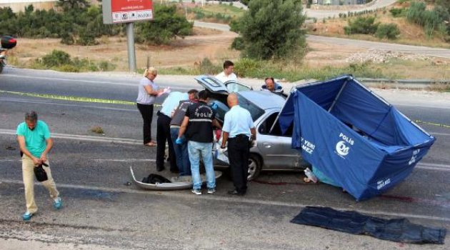 Otomobil takla attı, sürücü öldü