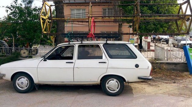 Otomobilin şaşırtan yükü