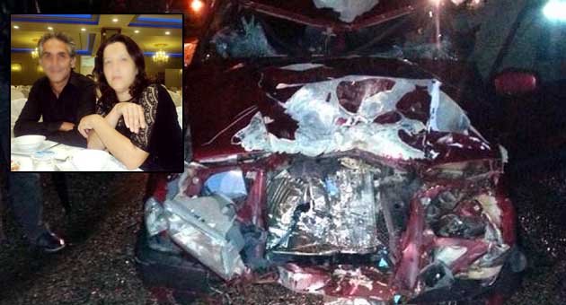 Otomobille motosiklet çarpıştı: 1 ölü, 2 yaralı