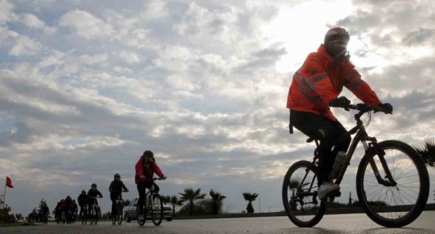 Özgecan için 80 kilometre pedal çevirdiler