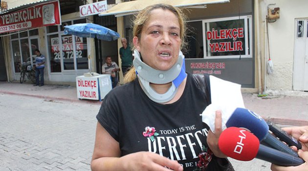 “Parke taşıyla kapımı kırıp beni darp ettiler”