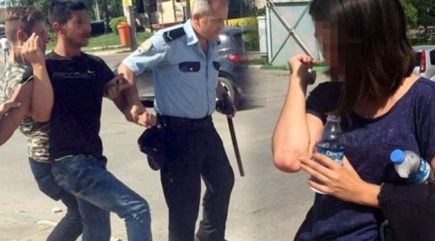 Parkta dehşet anları!