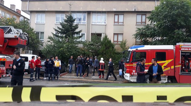Patlama ve yangın! 1 ölü, 4 yaralı var