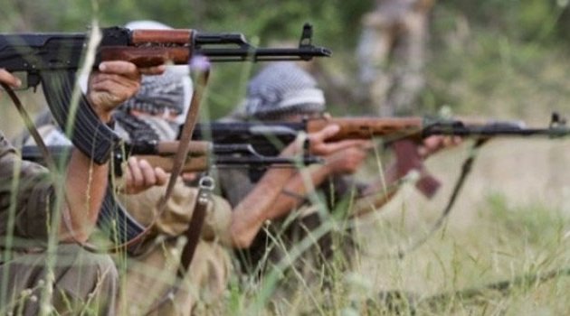 PKK’lıları görüp kaçan şoförü taradılar