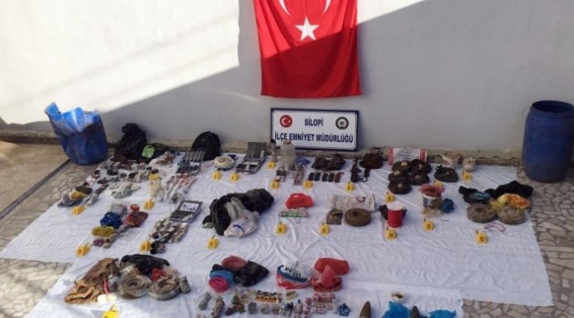 PKK’ya ait çok sayıda mühimmat ele geçirildi
