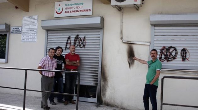 PKK yandaşları sağlık ocağı ve okula molotofla saldırdı
