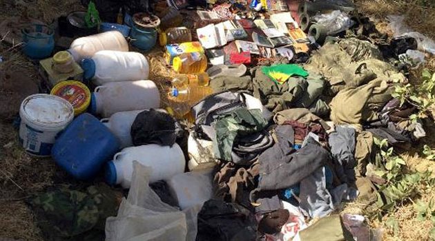 PKK'ya ait sığınaklar bulundu