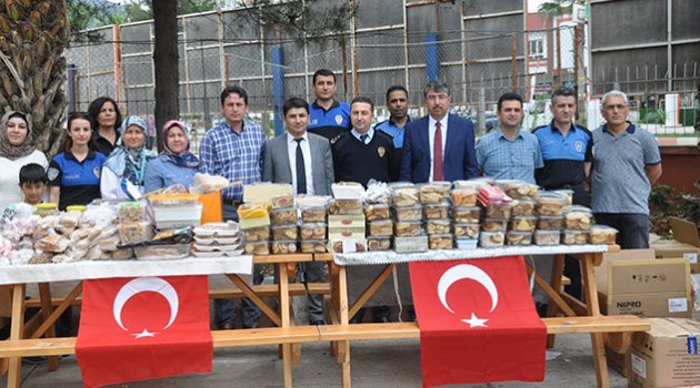 Polis eşlerinden Güneydoğu’daki güvenlik güçlerine yöresel yemek paketi
