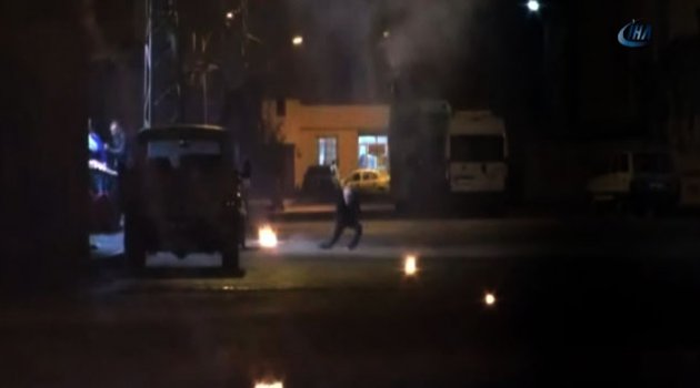 Polise molotof atan PKK yandaşı vuruldu