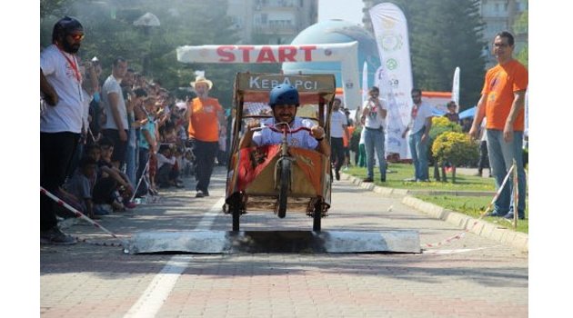 Porta-car yarışı nefes kesti
