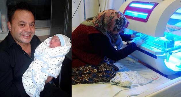 Poyraz bebek modern fototerapi cihazında