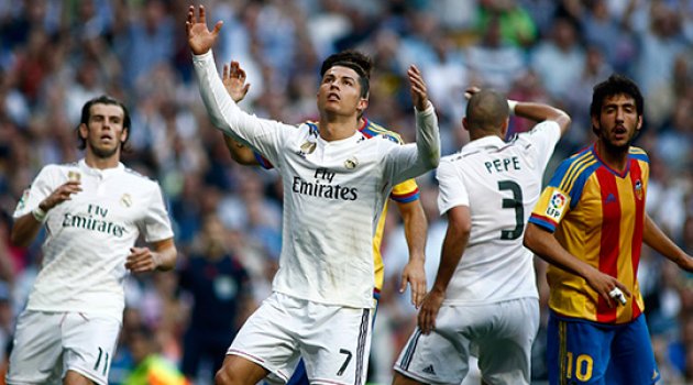 Real direğe çarptı