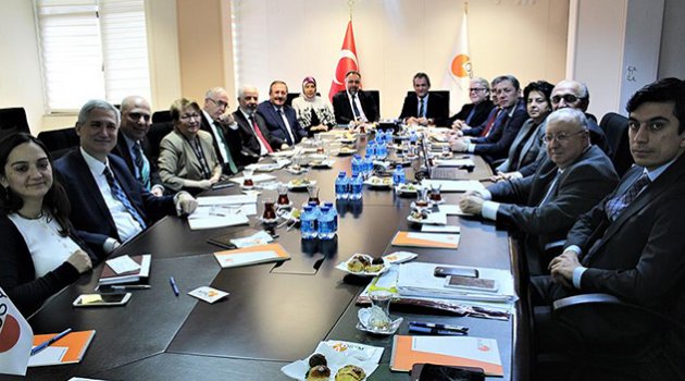 Rektör Kibar ÖSYM’de TUS toplantısına katıldı