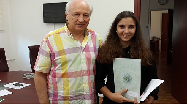 Rektör Prof. Vorona, öğrencilere hayran kaldı