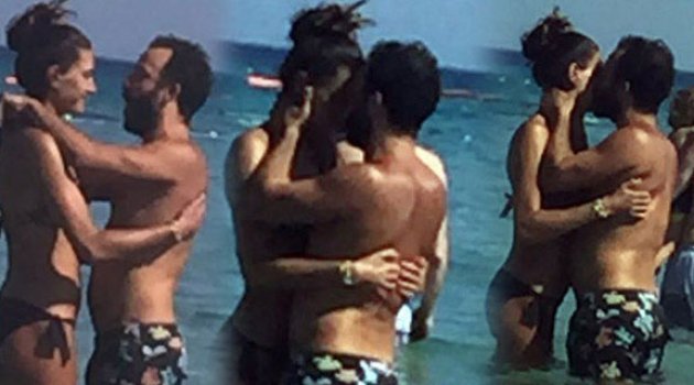 Rıza Kocaoğlu ile Hande Subaşı'nın romantik anları