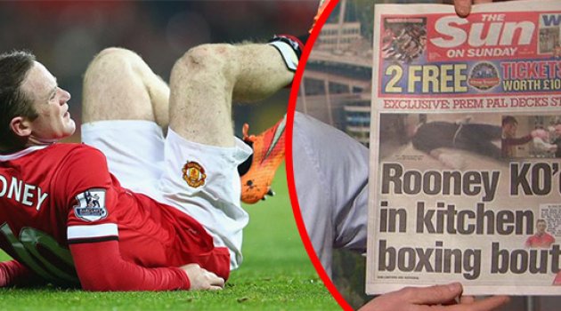 Rooney bu kez nakavt oldu | VİDEO
