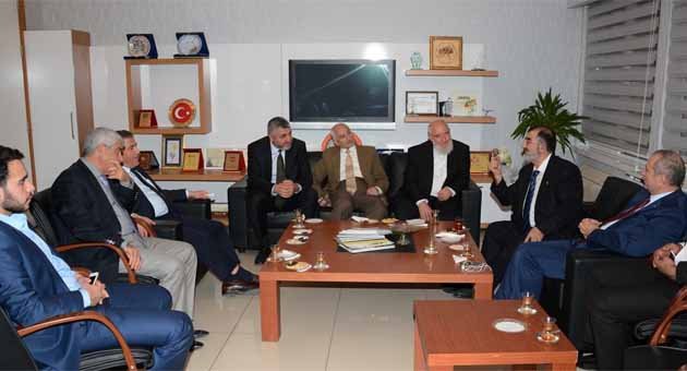 Saadet Partisi Heyeti’nden ATB’ye ziyaret