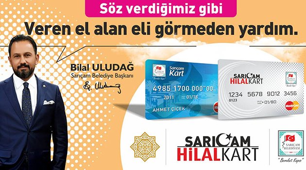 Sarıçam’da Kart ve Hilal Kart Projesi hayata geçti