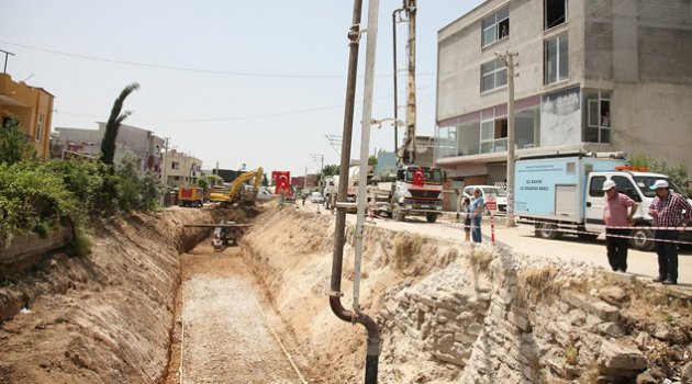 Sarıçam’da sel tehlikesine önlem