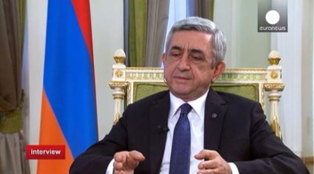 Sarkisyan Euronews'e Konuştu: