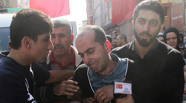 Şehidin baba ocağında teröre lanet yağdı