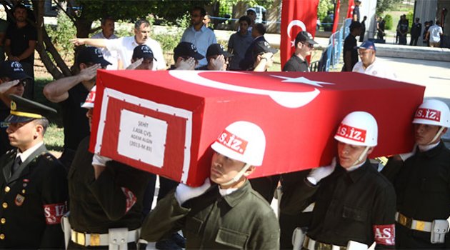 Şehit Astsubay Algın Son Yolculuğuna Uğurlandı