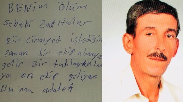 Seyyar Satıcı "Benim ölüm sebebim zabıtalar" notu bırakıp intihar etti