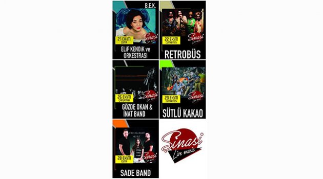 Şinasi Live Music açılıyor