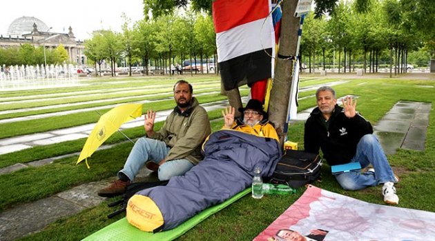 Sisi’nin Almanya ziyaretine protesto
