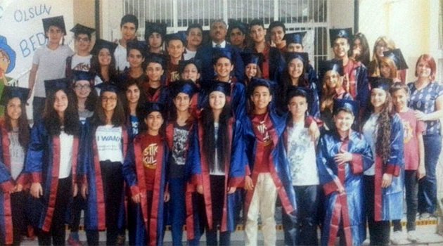 Sıtkı Kulak Ortaokulu’nda kep töreni