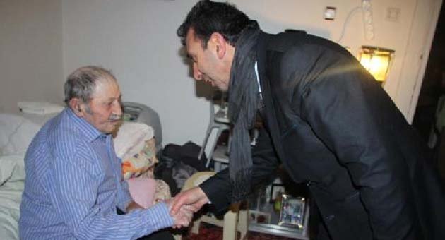Solunum cihazına bağlı hastanın imdadını  kaymakam yetişti